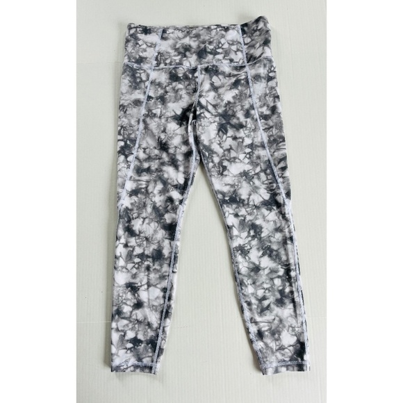 Athleta Tie Dye Legging Salutation Ankle Stretch Powervita UPF 50, Size M - Picture 1 of 12